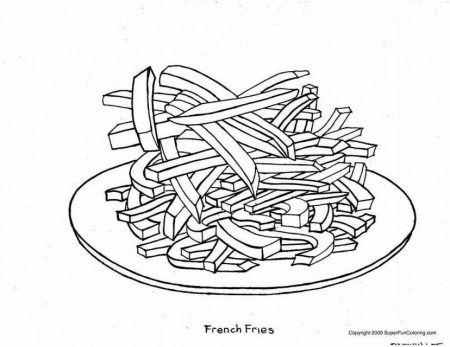 Junk Food Coloring Pages Junk Food Hot Dog Coloring Page Kids 