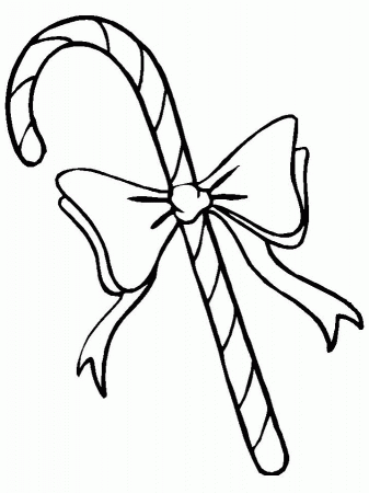 Candy Cane Coloring Page - Christmas Coloring Pages : Coloring 