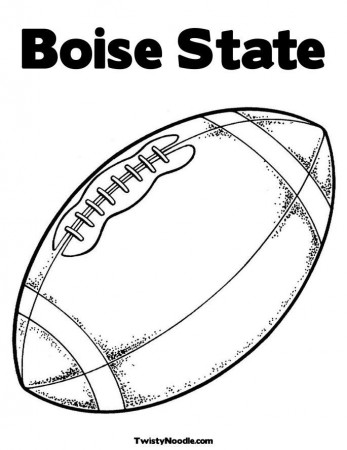 boise state Colouring Pages