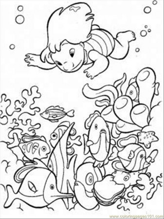 Coloring Pages Under The Sea Coloring Page (Natural World > Seas 