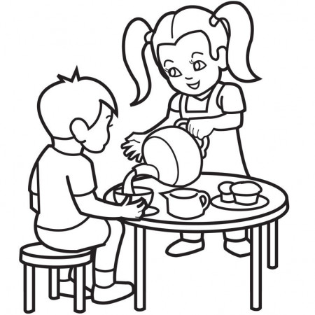 Children's Coloring Book Variety Gallery USA Illustrations