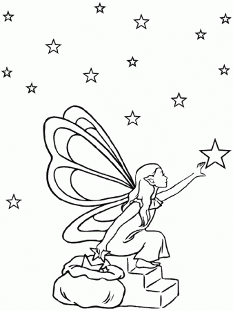 Fairy Coloring Pages