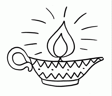 Diwali Coloring Pages (2) - Coloring Kids