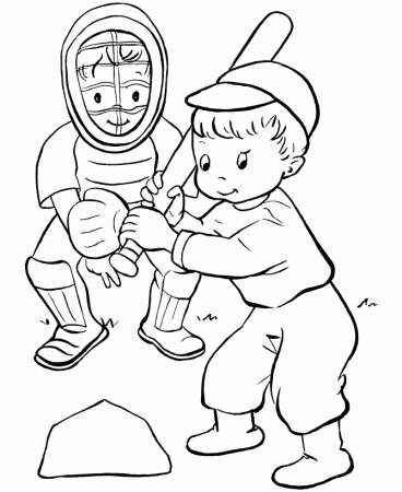 Baseball Coloring Pages (25) - Coloring Kids