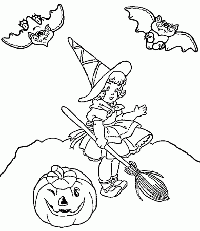 Kids Printable Halloween Coloring Pictures