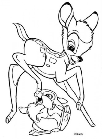 BAMBI coloring pages - Bambi 82