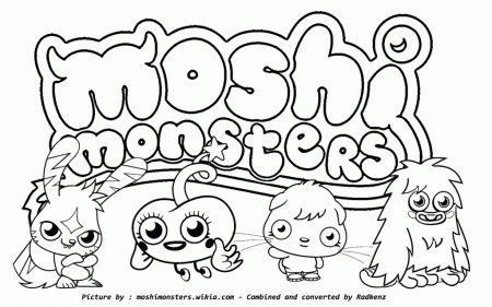 Related Pictures Moshi Monster Coloring Pages Pictures Car Pictures