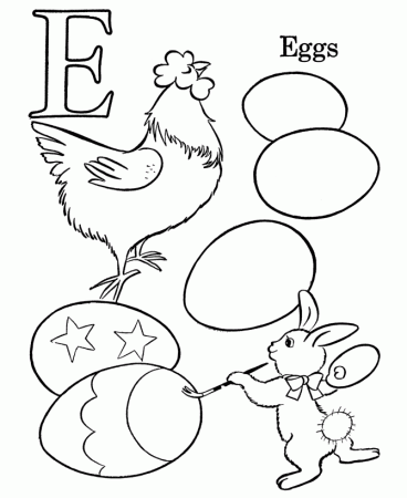 nedagoka: easter eggs coloring pages for kids