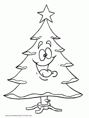 Christmas Tree Coloring Pages Christmas Tree Coloring Pages 