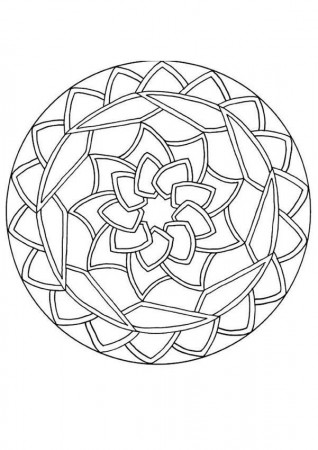 Mandalas para NOVATOS : 46 desenhos para colorir de graça & folhas 