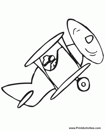 airplane activities Colouring Pages (page 2)