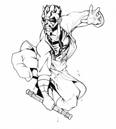 Darth Maul Coloring Pages | 99coloring.com
