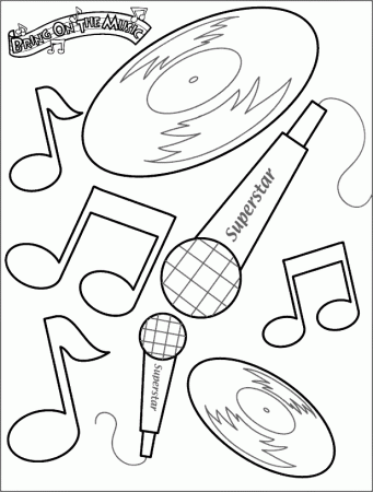 22 Musical-themed Colouring Pages for Kids - Canada Arts Connect 