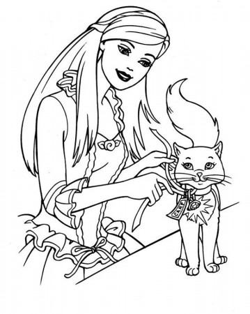 Barbie coloring pages - free best Barbie coloring to print!