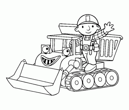 Bob the builder coloring sheets - Coloring Pages
