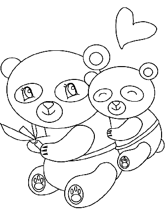 Cute Love Mom Coloring Pages