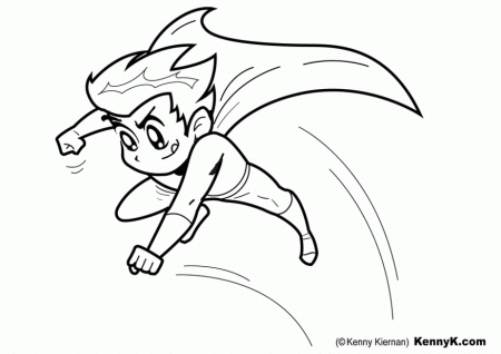 Superhero Printable Coloring Pages - Free Coloring Pages For 