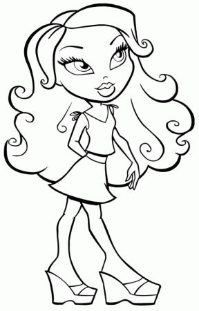 Bratz Coloring Pages Printable | Barbie Coloring Pages | Printable 