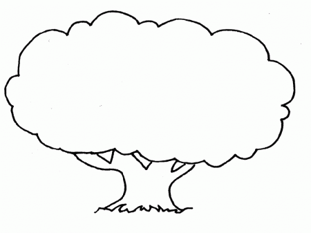 Tree Coloring Pages For Kids | Coloring Pages