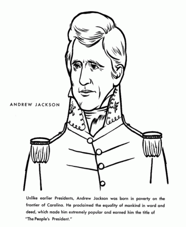 Andrew Jackson Coloring