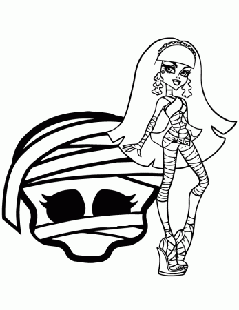 Monster High Cleo De Nile Coloring Page | Free Printable Coloring 