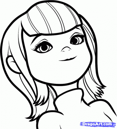 How to Draw Mavis, Hotel Transylvania, Step by Step, Characters 