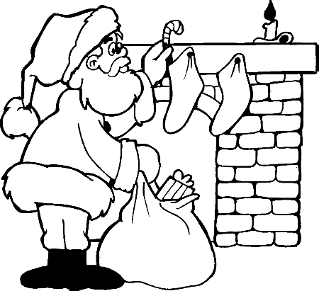 Imagenes y fotos: Dibujos de Santa Claus para Pintar, parte 4