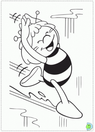 Maya The Bee Coloring page