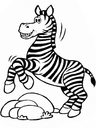 Free Coloring zebra