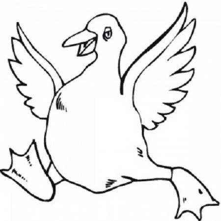 Coloring Pages Goose - Kids Colouring Pages