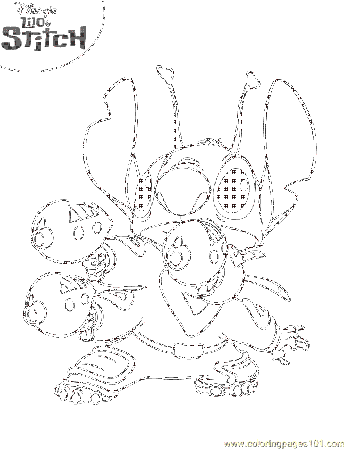 coloring page Lilo and Stitch Coloring Page | coloring pages