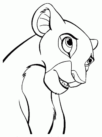 lion king fan Colouring Pages