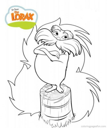 Dr Seuss the Lorax Coloring Pages 8 | Murals