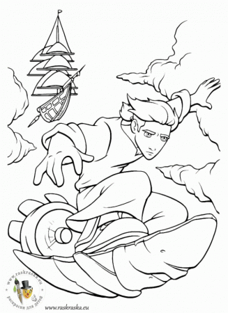 Coloring Page Treasure Planet Tattoo 257959 Treasure Planet 