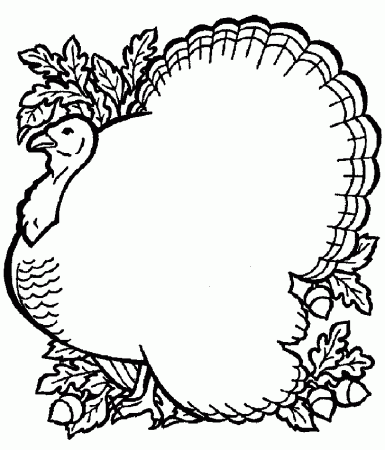 Happy Thanksgiving Turkey Coloring Pages | Clipart Panda - Free 