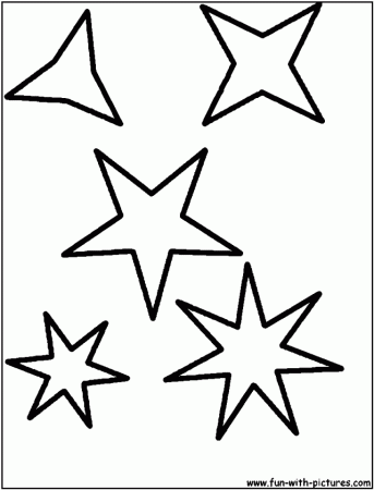 Free Printable Star Shapes Drawing And Coloring For Kids 206945 