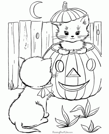 abstract halloween coloring pages | The Coloring Pages