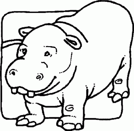 Hippo Coloring Pages 17 | Free Printable Coloring Pages 