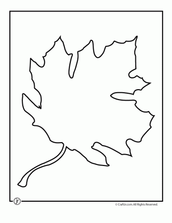 Maple Leaf Template | Craft Jr.