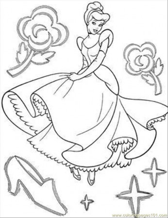 Coloring Pages Cinderella Coloring Page 14 (Cartoons > Cinderella 