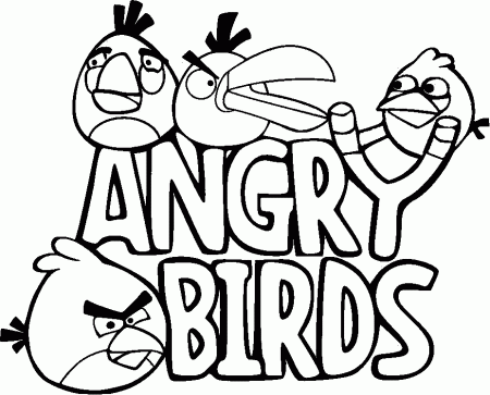Download Cartoon Coloring Pages Printable Angry Birds Or Print 