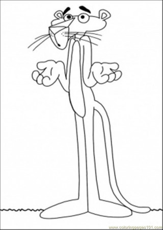 Coloring Pages I Didnt Do It (Cartoons > Pink Panther) - free 