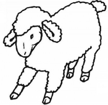 Coloring Pages Lamb - Kids Colouring Pages