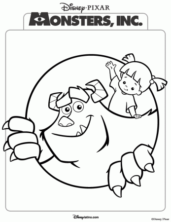 Coloring page....Monster, INC!