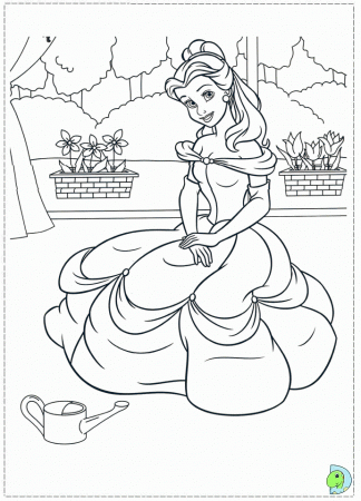 The Beauty and the Beast Coloring page
