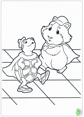 Wonder Pets paragraph Colouring Pages