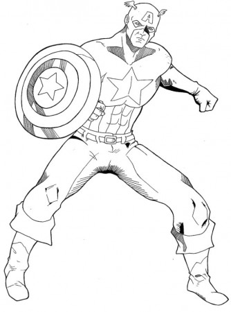 Real Captain America Coloring Pages #29 | Online Coloring Pages