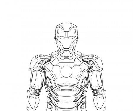 Free Printable Ironman Coloring Pages