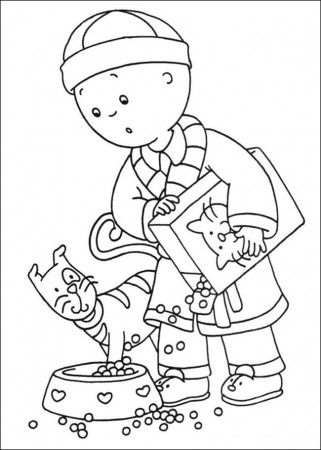 Caillou Coloring Pages Online - Picture 31 – Free Printable 