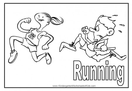 Jerry run Colouring Pages (page 3)